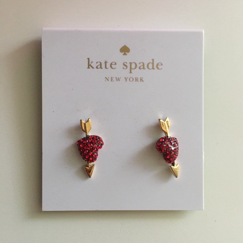 Kate Spade heart earrings